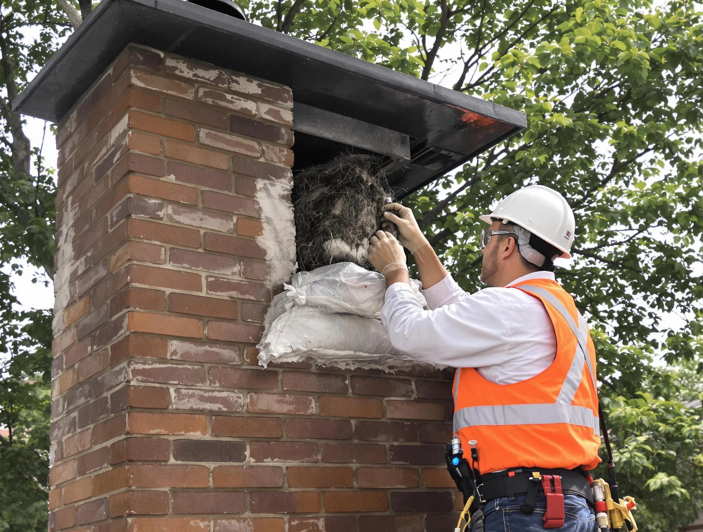 Humane removal of debris and animals by Greenwood Village Chimney Sweep in Greenwood Village, CO