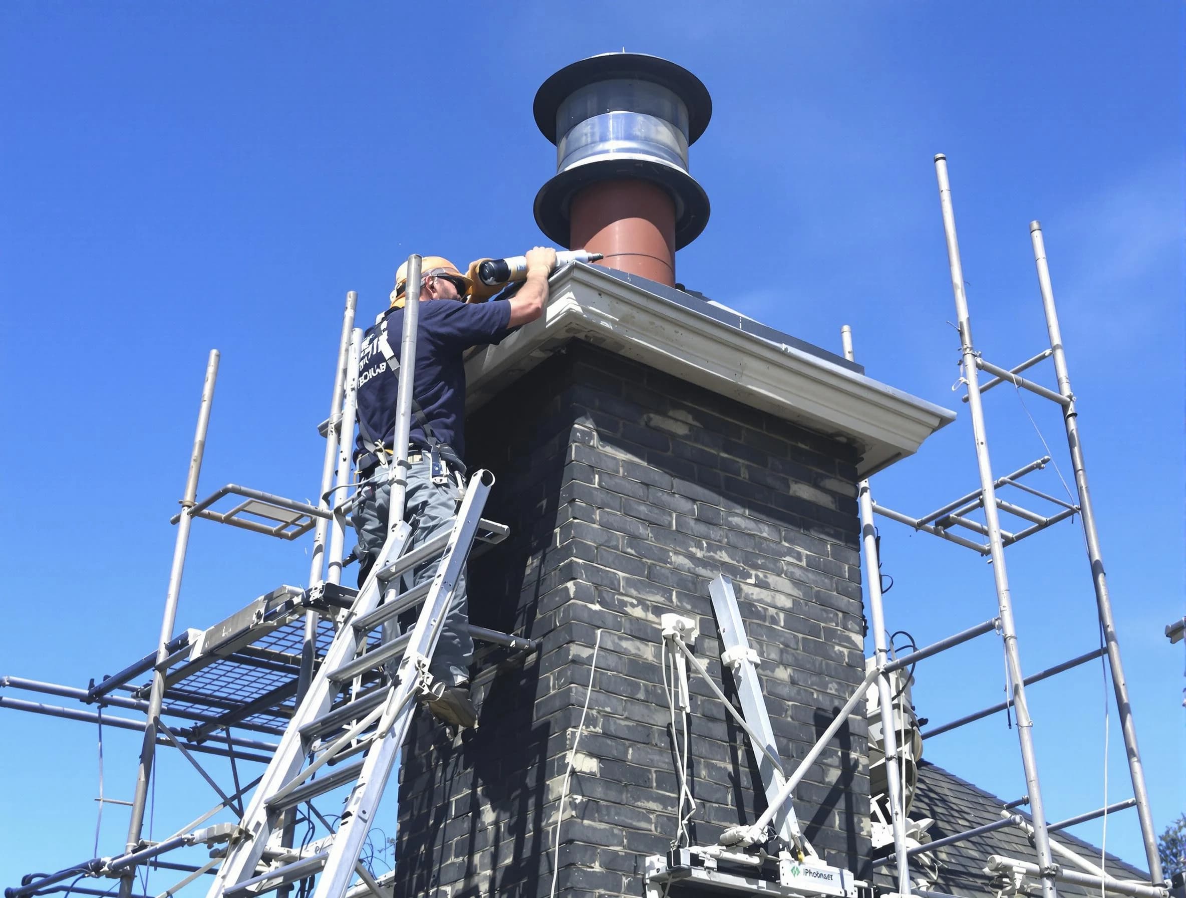 Sturdy chimney crown finished by Greenwood Village Chimney Sweep in Greenwood Village, CO