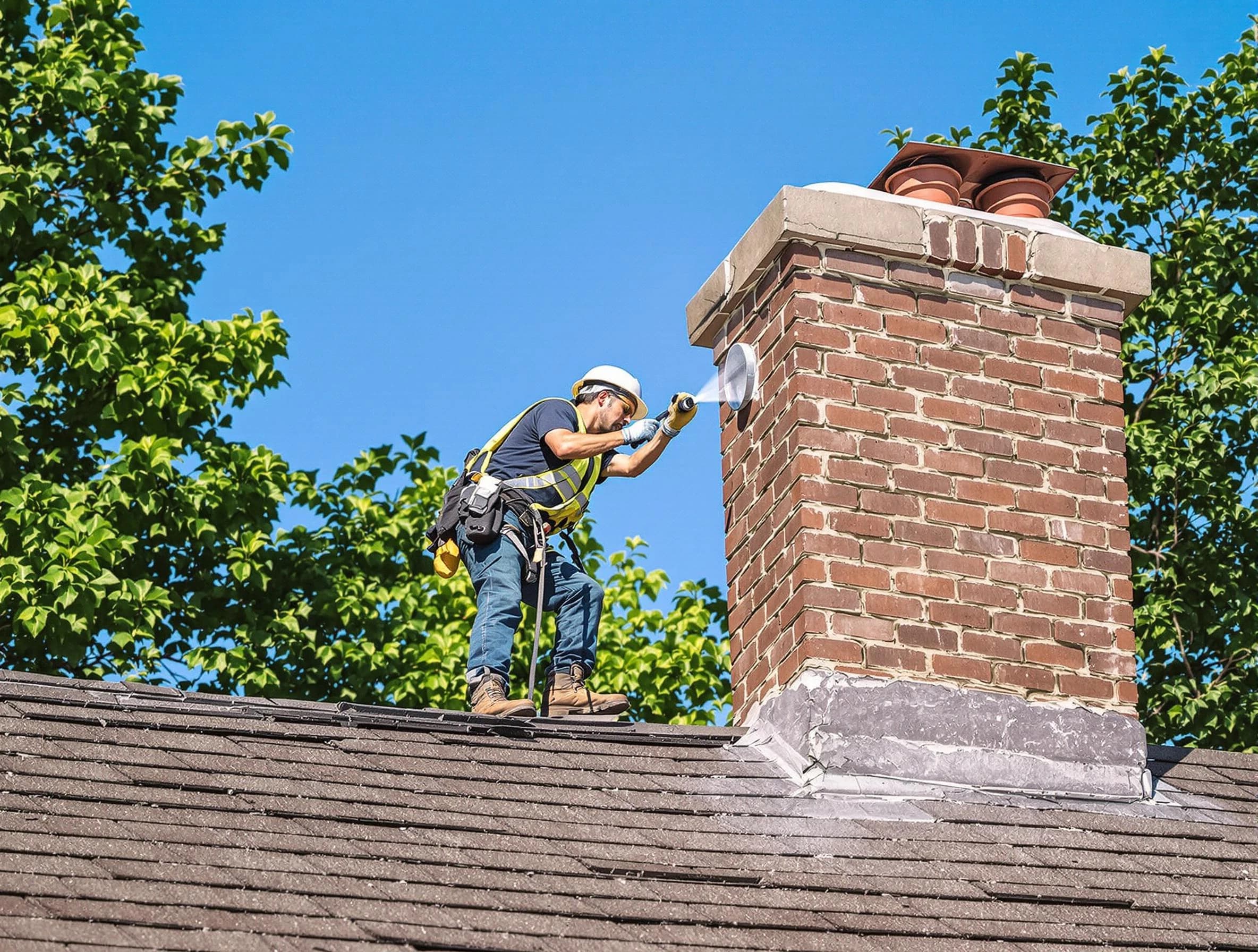 Greenwood Village Chimney Sweep performing an inspection with advanced tools in Greenwood Village, CO