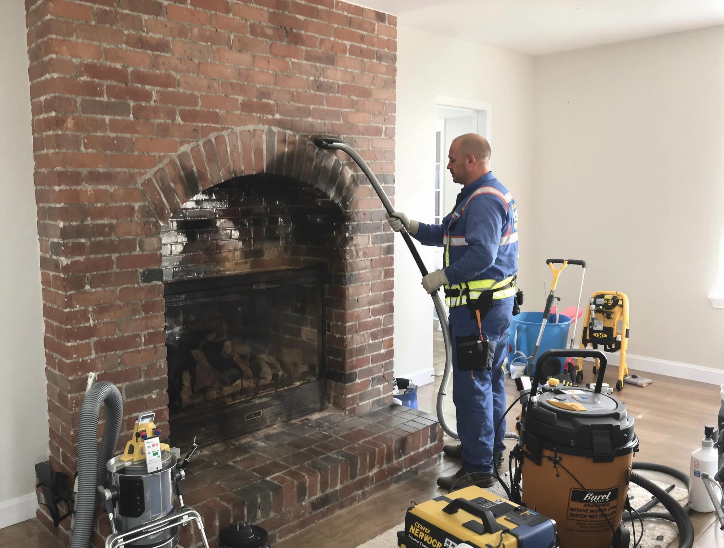 Greenwood Village Chimney Sweep expert performing detailed chimney sweep in Greenwood Village, CO