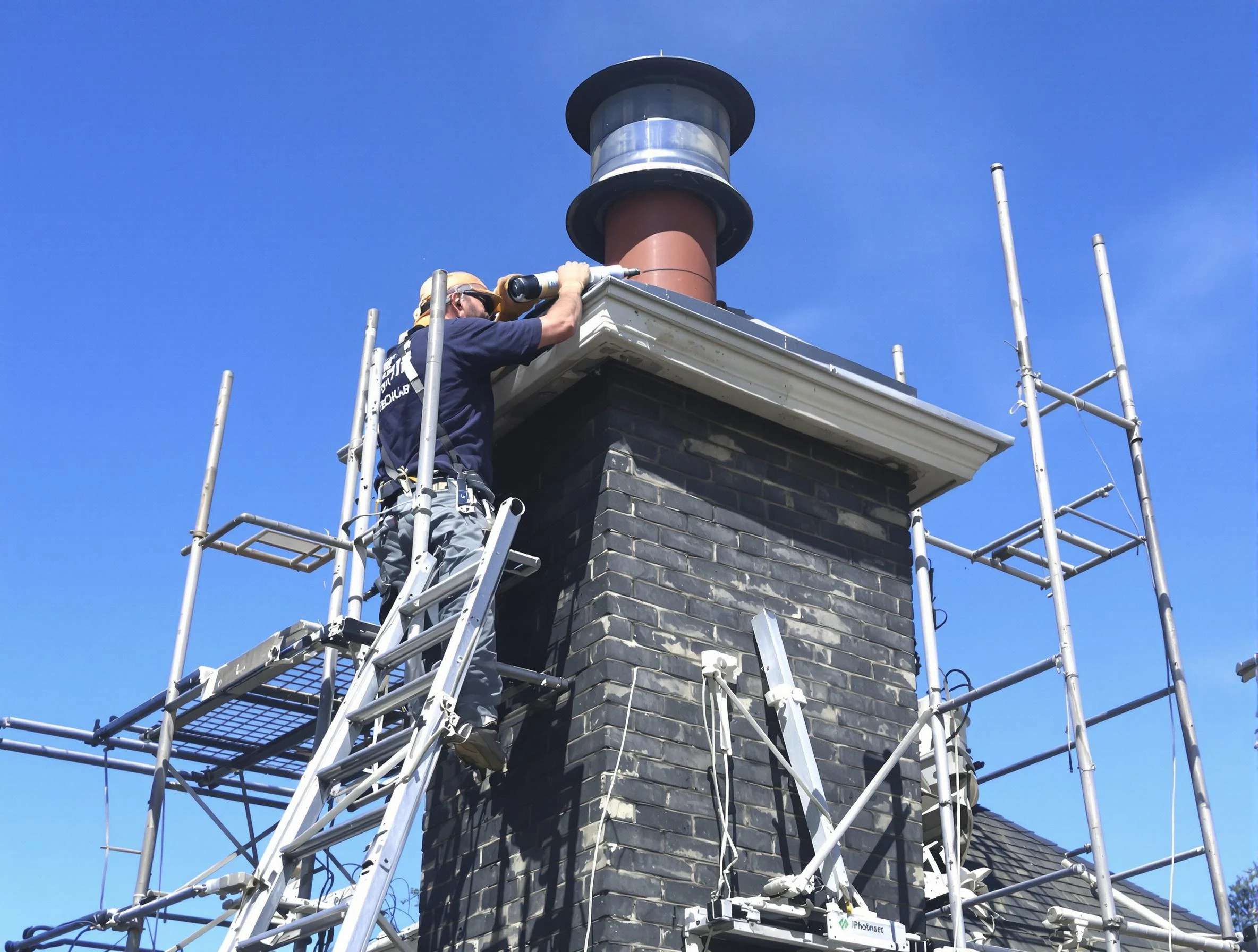 Sturdy chimney crown finished by Greenwood Village Chimney Sweep in Greenwood Village, CO