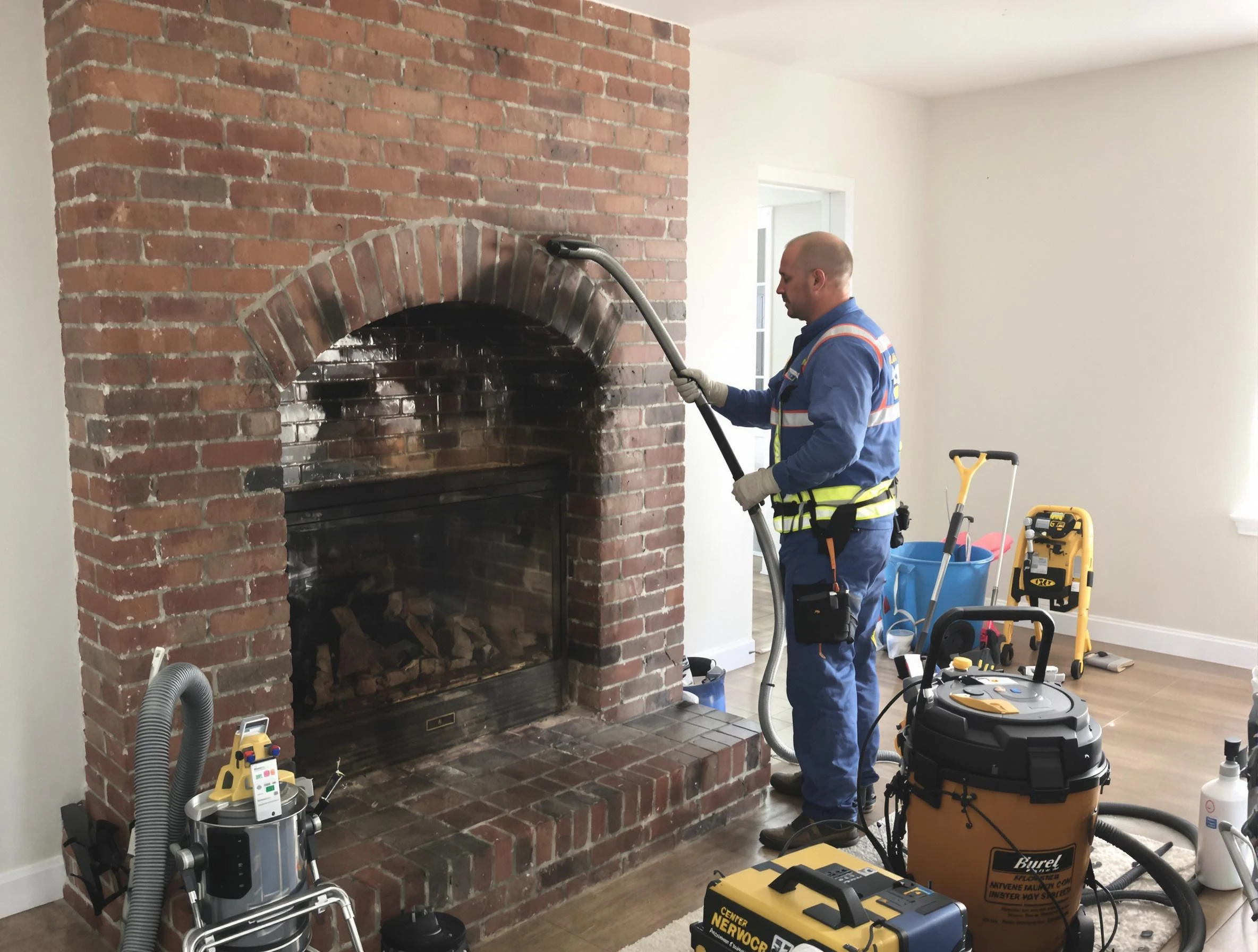 Greenwood Village Chimney Sweep expert performing detailed chimney sweep in Greenwood Village, CO